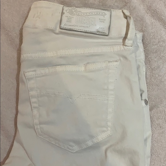 WHITE DIESEL JEANS - Picture 1 of 5